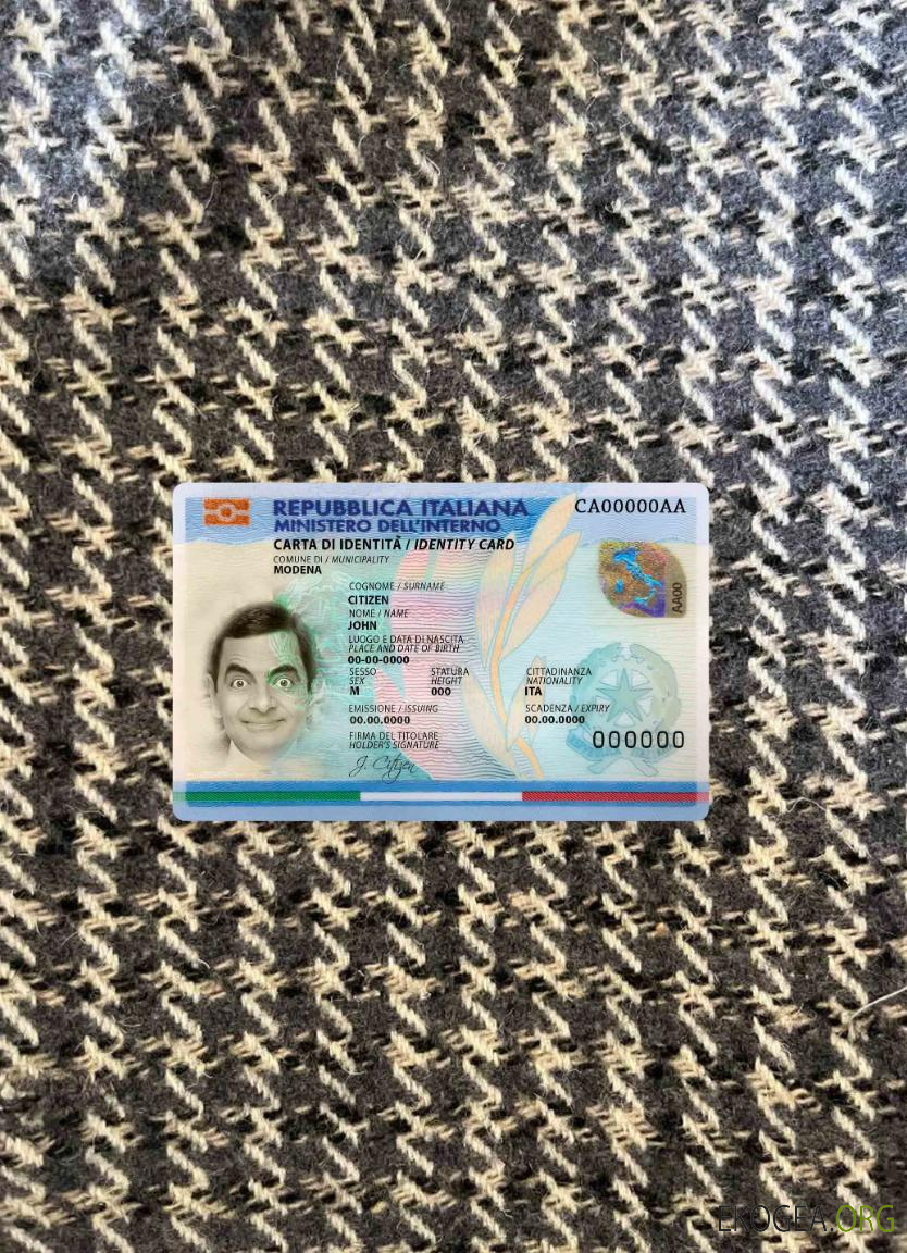 Italie ID (2016 – présent) photolook AVANT